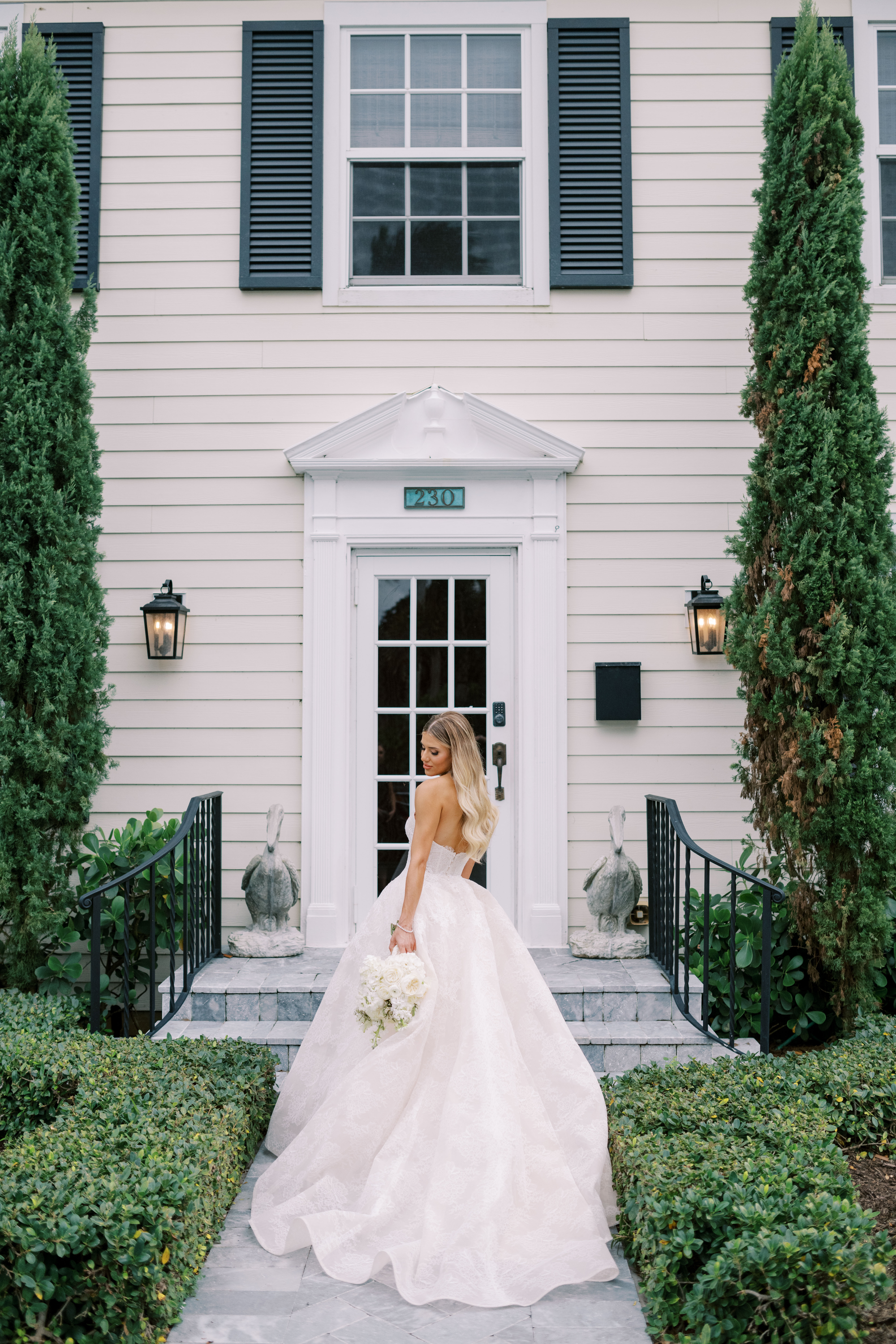 Palm Beach Sailfish Club Bride and Groom Portrait