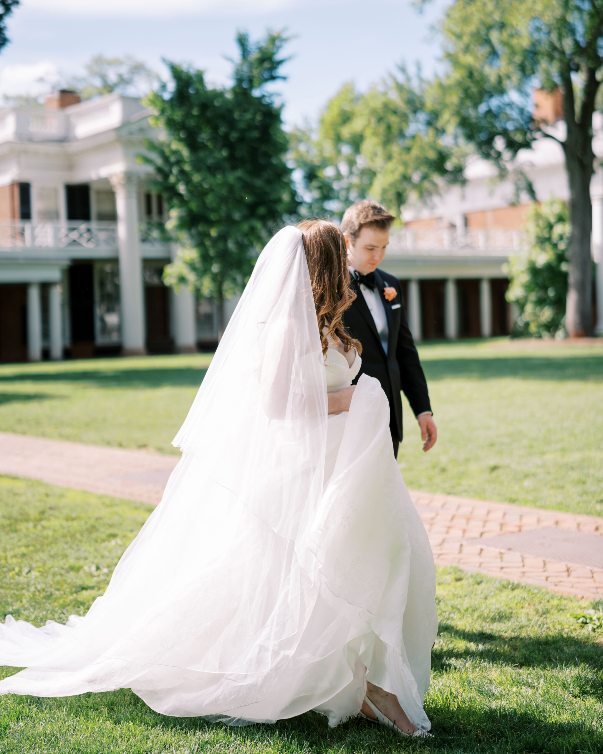 UVA wedding portrait